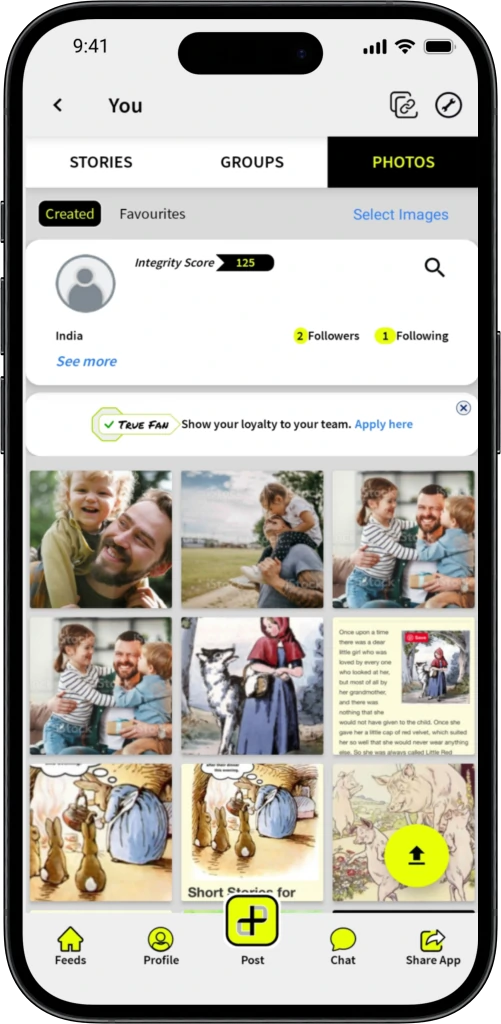 PixStory Scroll Image